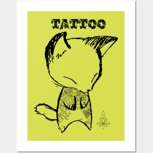 fox tattoo Posters and Art